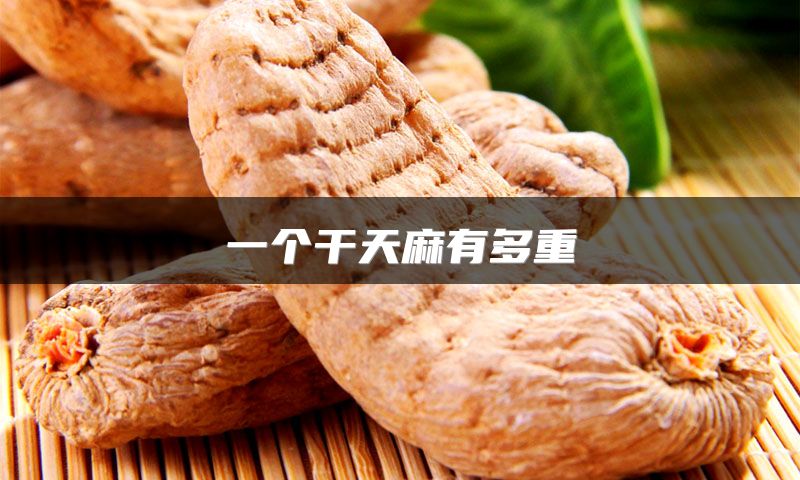 一个干天麻有多重
